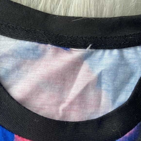 Michael Jackson Abstract Portrait Watercolor Drawing Graphic Black Tee Size Med - Picture 4 of 8